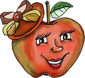 Annabel Apple, an original Pauli Broccoli character