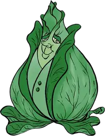 Colin Cabbage, an original Pauli Broccoli character