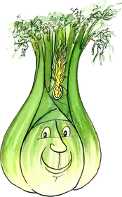 Fariq Fennel, an original Pauli Broccoli character