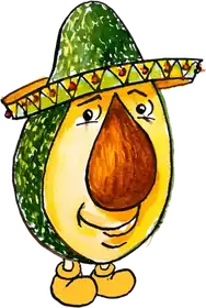 Fernando Avocado, an original Pauli Broccoli character