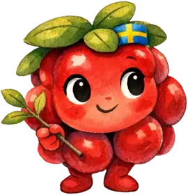 Linn Lingonberry, an original Pauli Broccoli character