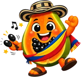 Pablo Papaya, an original Pauli Broccoli character