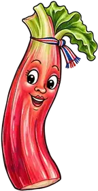Saga Rhubarb, an original Pauli Broccoli character