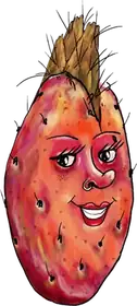 Saloma Sabra Fruit, an original Pauli Broccoli character