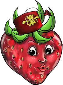 Selma Strawberry, an original Pauli Broccoli character