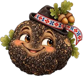 Toni Truffle, an original Pauli Broccoli character