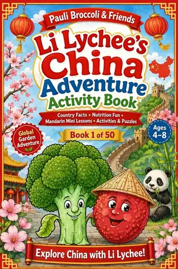 Li Lychee's China Adventure Activity Book cover